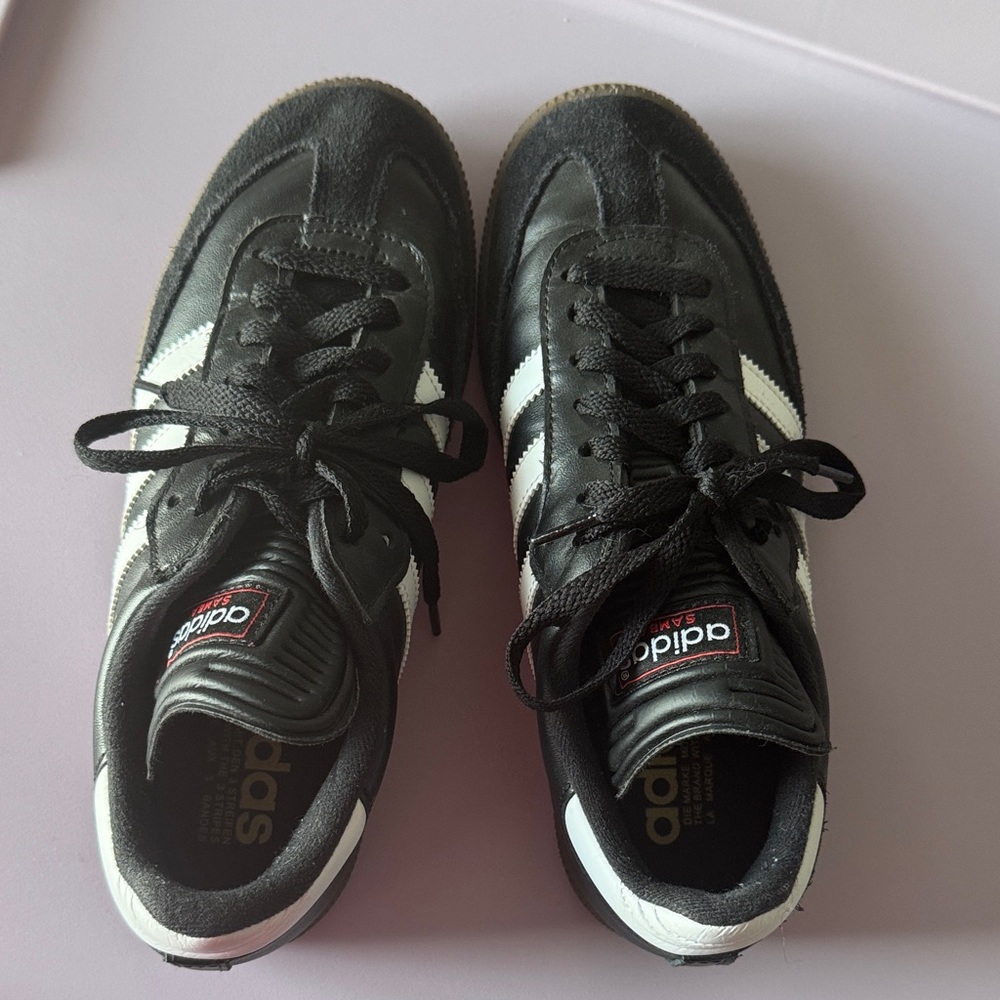 Adidas Men's Classic Black and White Sneakers